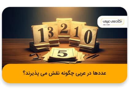 عددها در عربی چگونه نقش میپذیرند؟